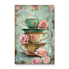 Pink Roses in the Cups 2
