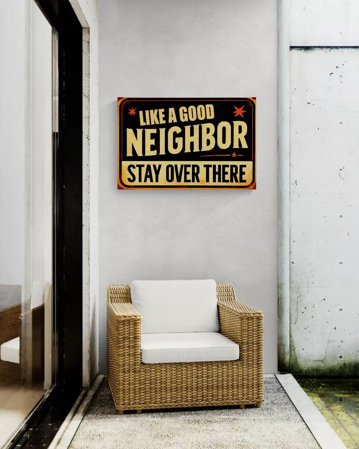 Like A Good Neighbor Stay Over There