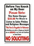 No Soliciting
