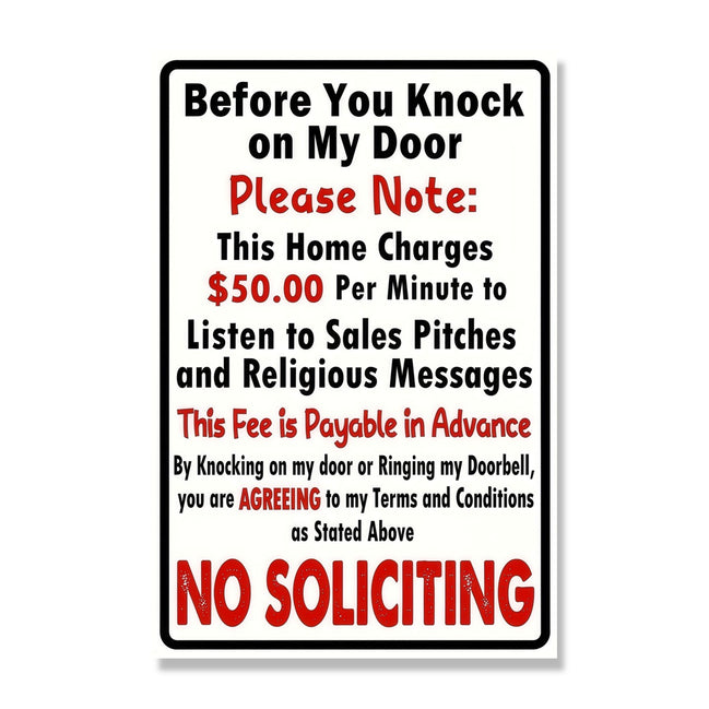 No Soliciting