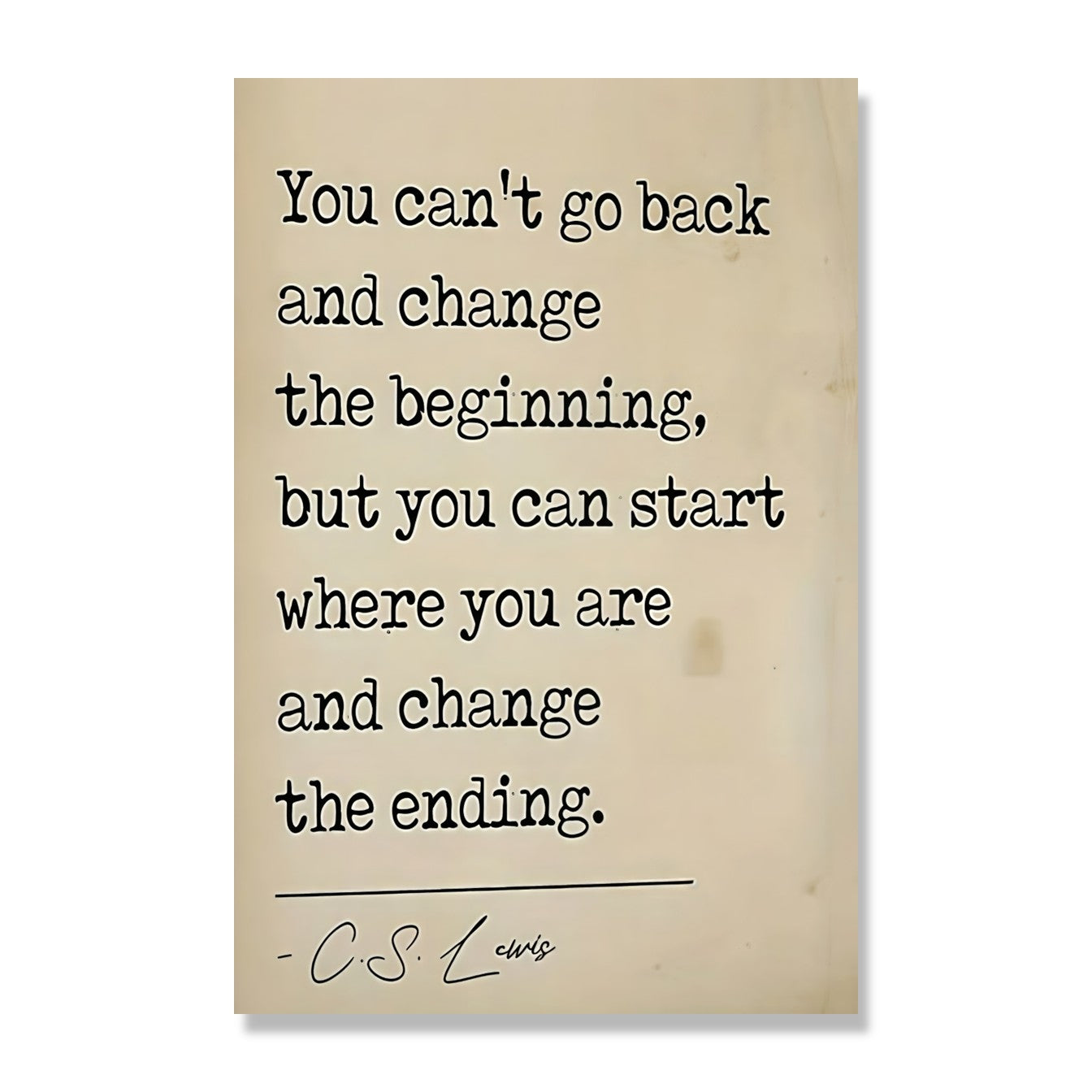 Change The Ending