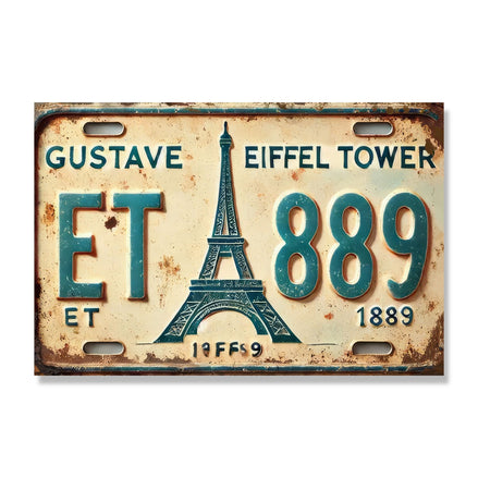 Eiffel Tower 1889 Vintage Paris