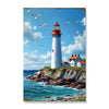 Lighthouse On The Cliff Edge