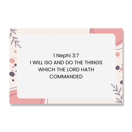 The Book of Mormon - 1 Nephi 3:7