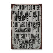 If You Don’t Go After What You Want