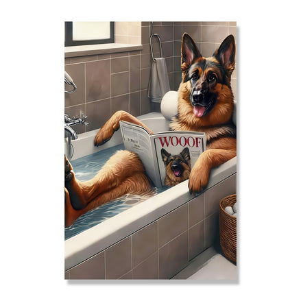 Bath Time With Woof