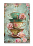 Pink Roses in the Cups 2