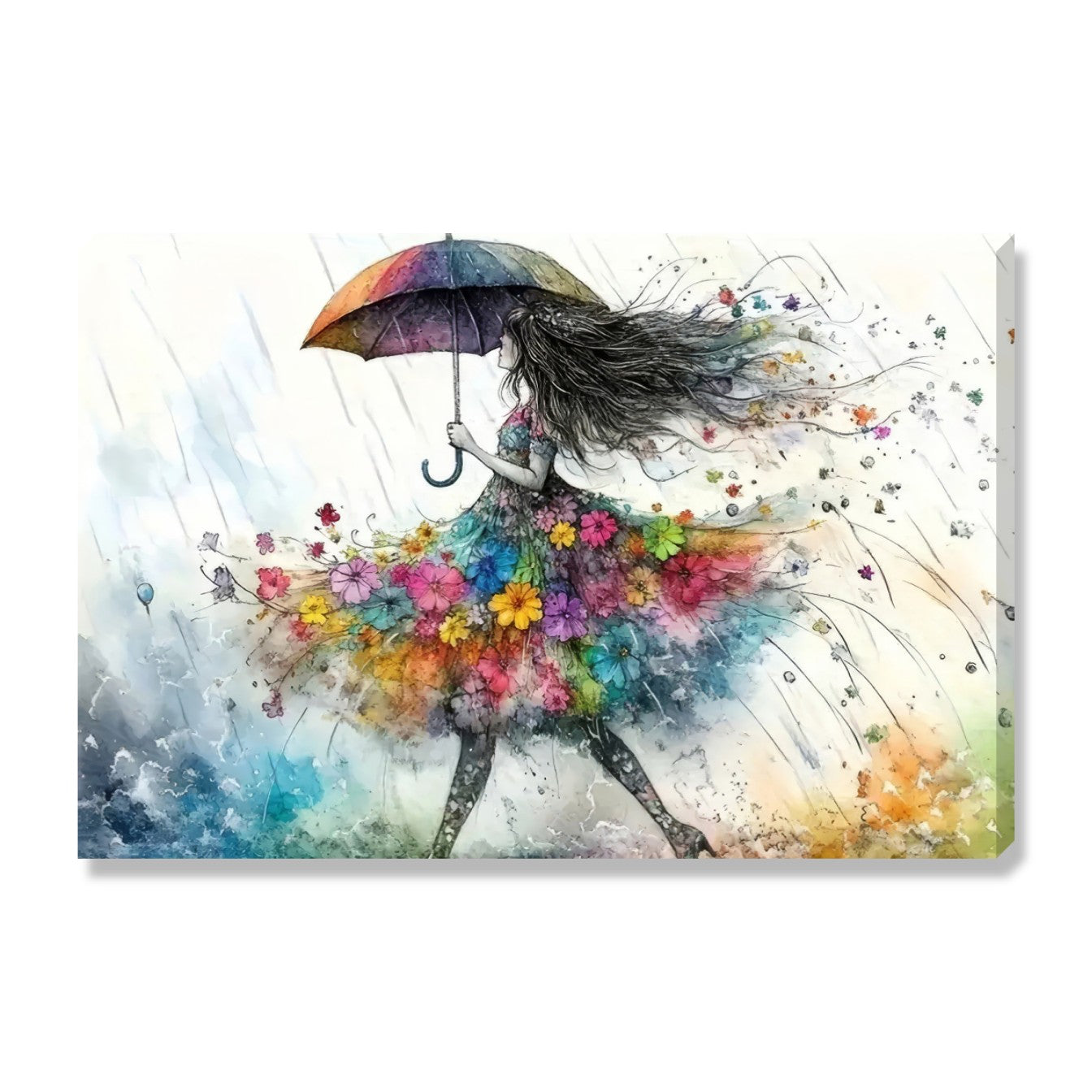 Girl With Umbrella