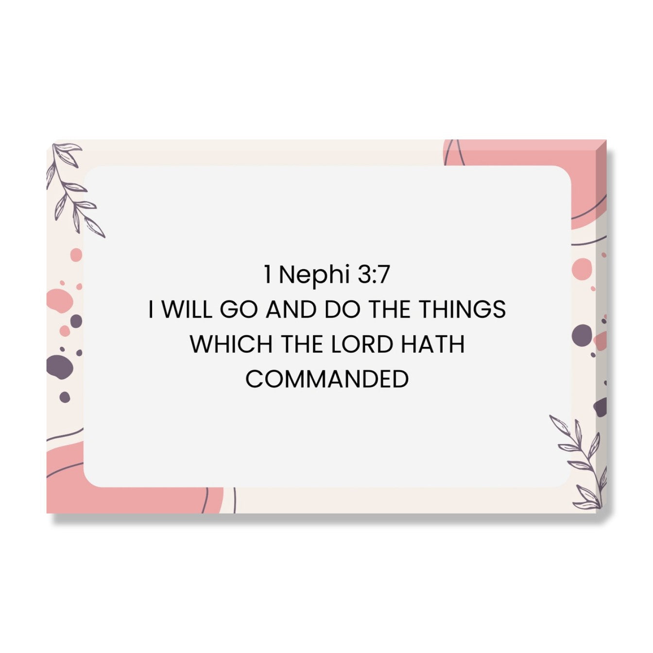 The Book of Mormon - 1 Nephi 3:7