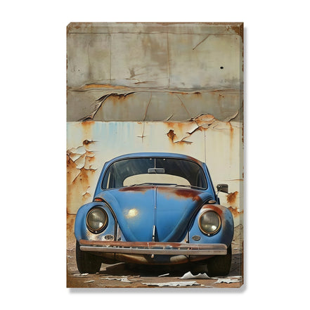 Blue Old Car