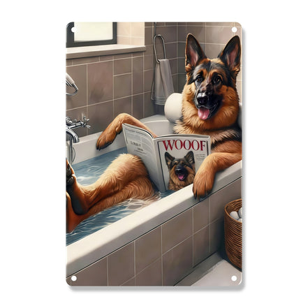 Bath Time With Woof