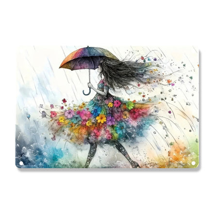 Girl With Umbrella