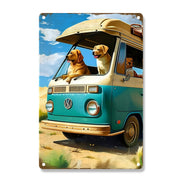 Three Dogs In The Bus
