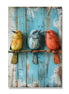 Yellow Blue Red Birds