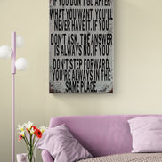 If You Don’t Go After What You Want