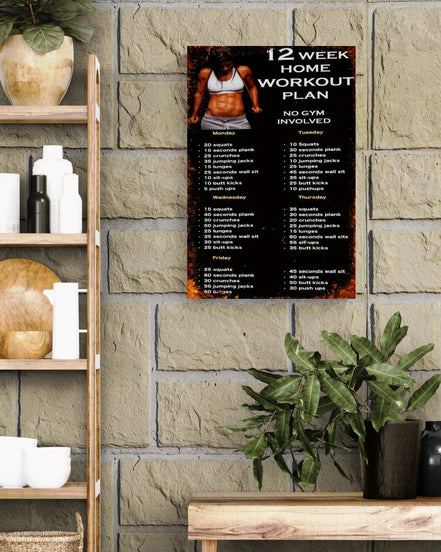 12 Week Home Workout Plan