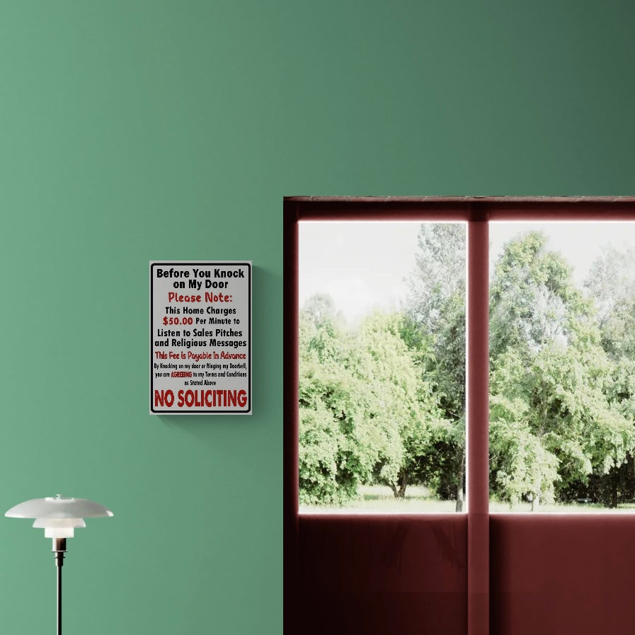 No Soliciting