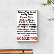 No Soliciting